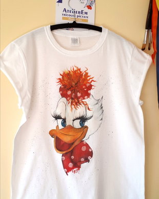 Tricou pictat S/M