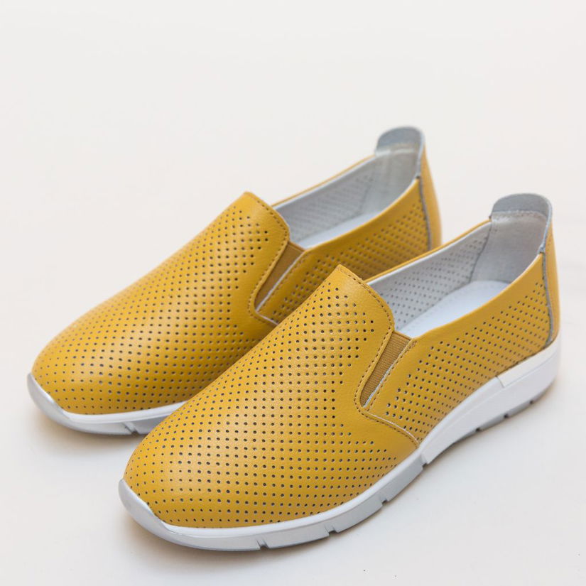 Pantofi Casual Pufine Galbeni
