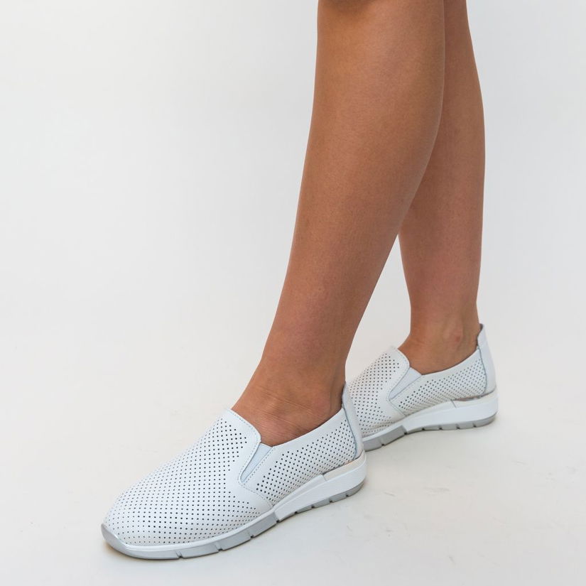 Pantofi Casual Pufine Albi