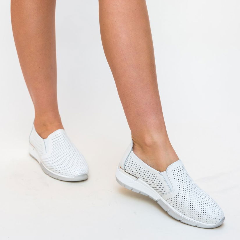 Pantofi Casual Pufine Albi