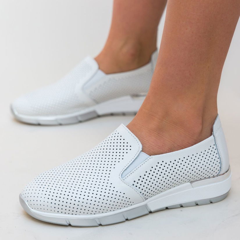 Pantofi Casual Pufine Albi