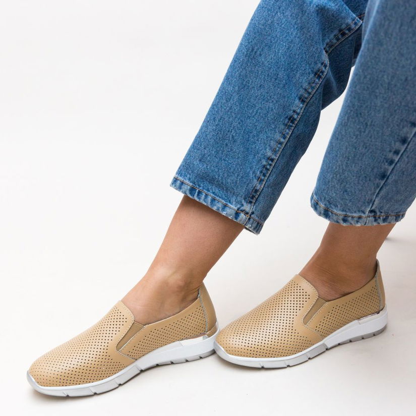 Pantofi Casual Pufine Bej