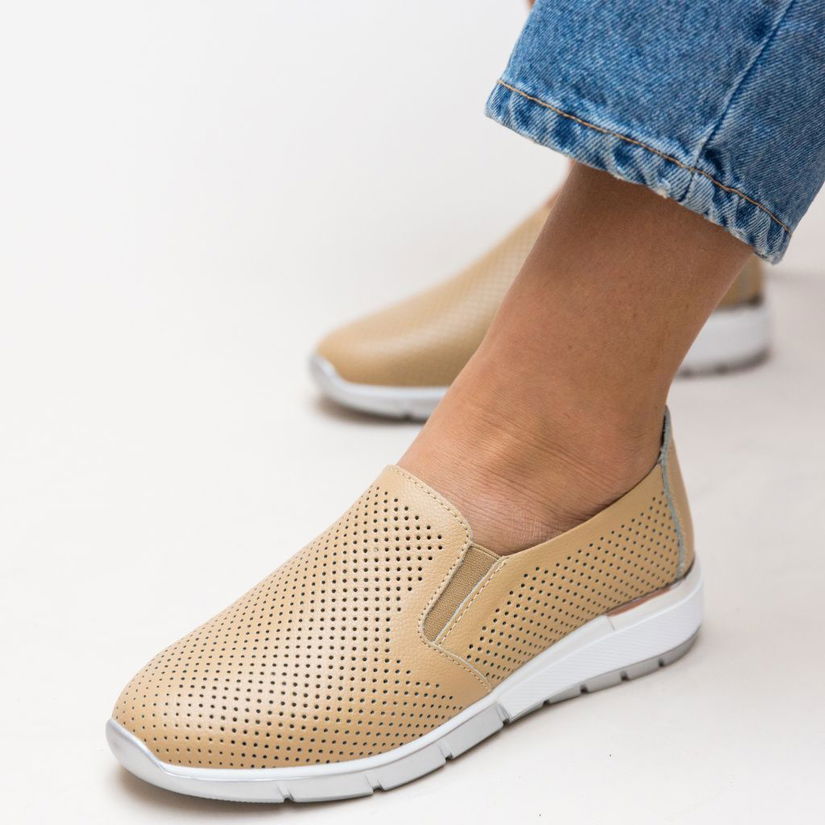 Pantofi Casual Pufine Bej