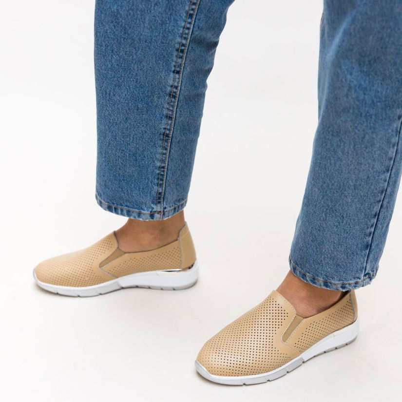 Pantofi Casual Pufine Bej