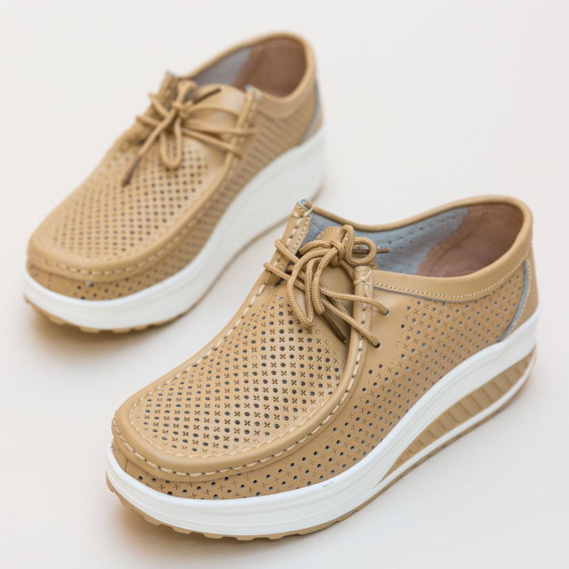 Pantofi Casual Baroco Bej