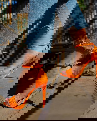 Sandale Piky Portocalii