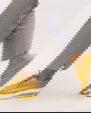 Pantofi Casual Baroco Galbeni