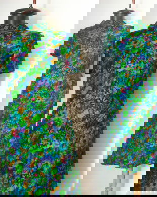 ROCHIE VINTAGE STOFA LANA TESUTA