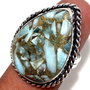 Inel copper larimar