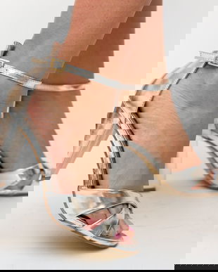 Sandale Kaye Argintii