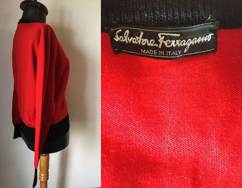 SALVATORE FERRAGAMO CARDIGAN LANA PURA