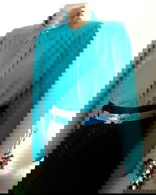 Bluza albastru turcoise