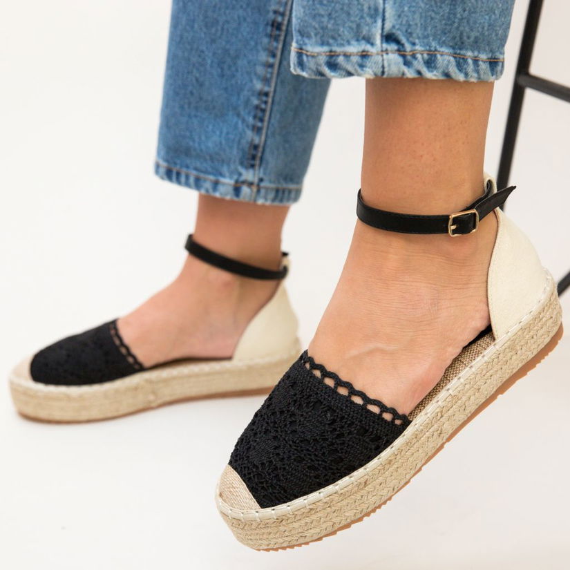 Espadrile Bonner Negre