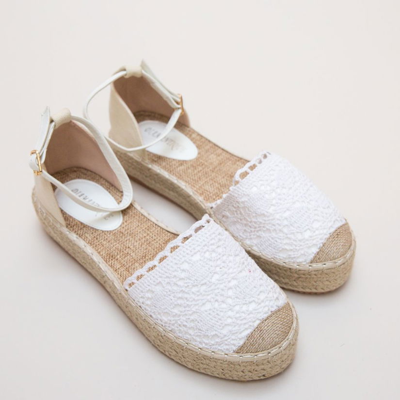 Espadrile Bonner Albe