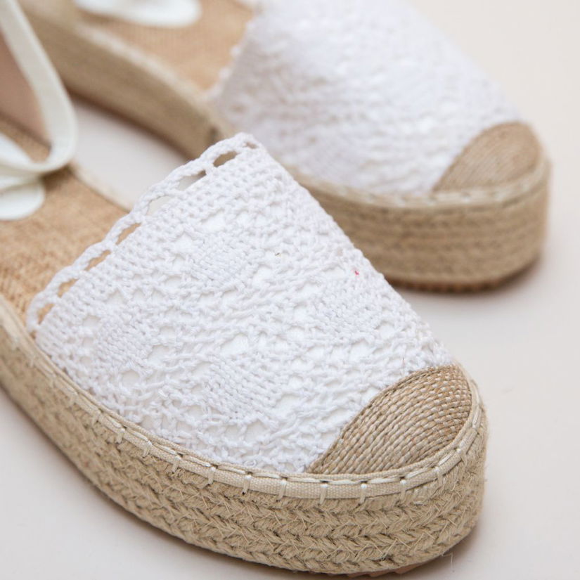 Espadrile Bonner Albe