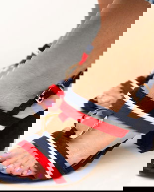 Sandale Zentos Bleumarin