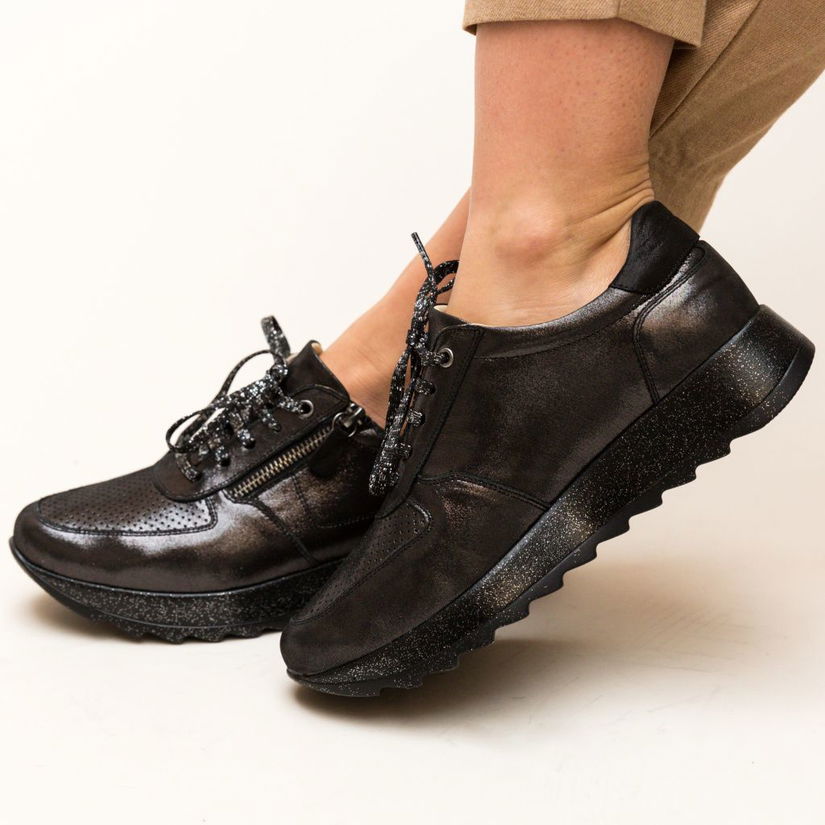 Pantofi Casual Poxiter Negri