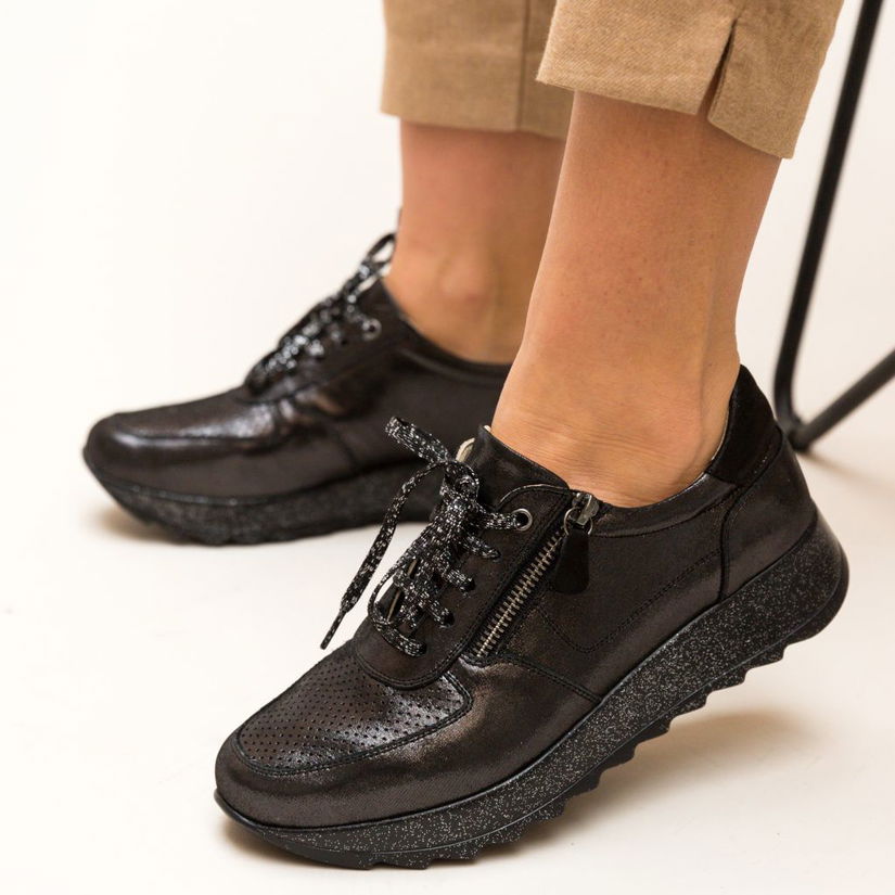 Pantofi Casual Poxiter Negri