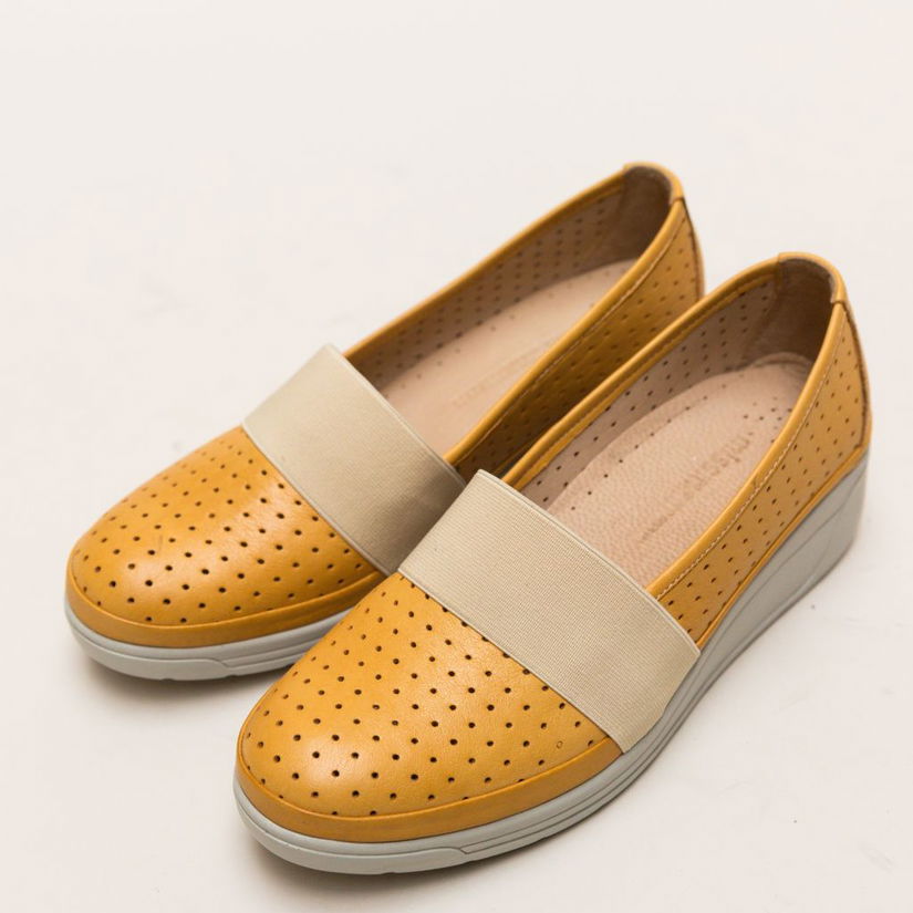 Pantofi Casual Foliande Galbeni