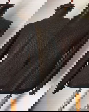 PULOVER CASMIR GROS BROWN