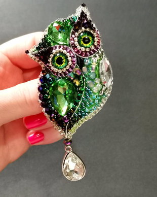 Vândut - Broșa Bufnița Oty