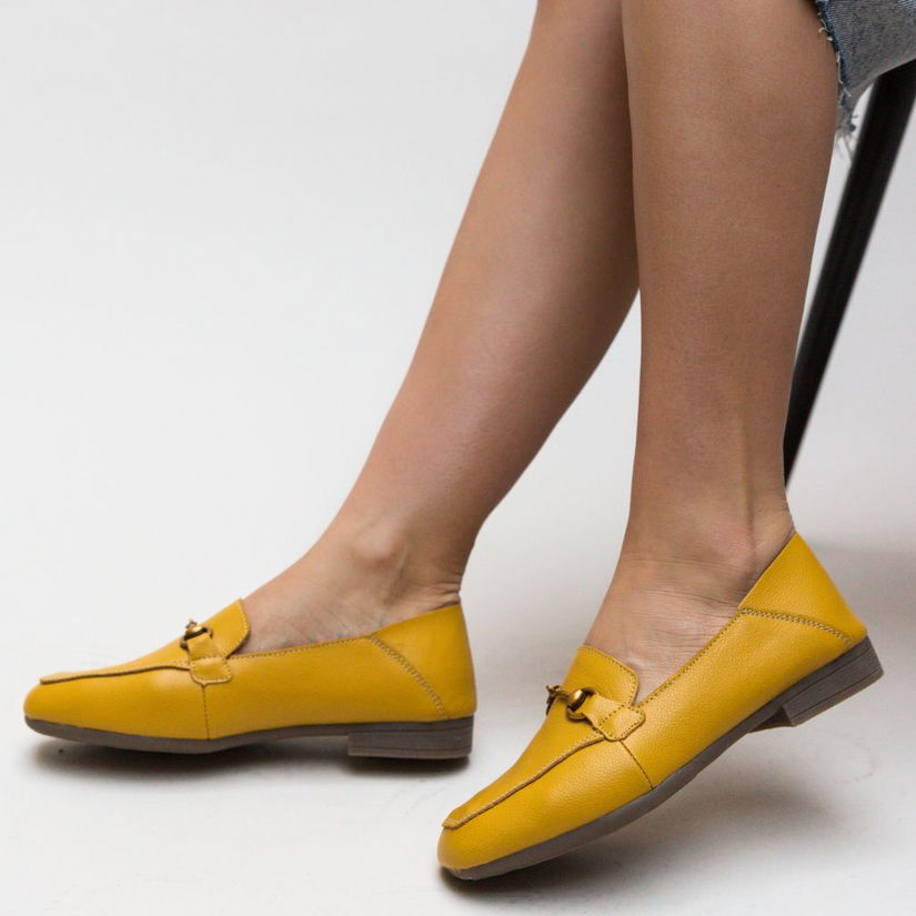 Pantofi Casual Caracom Galbeni