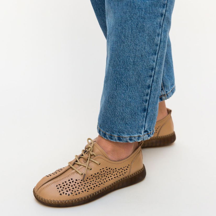 Pantofi Casual Crawler Camel