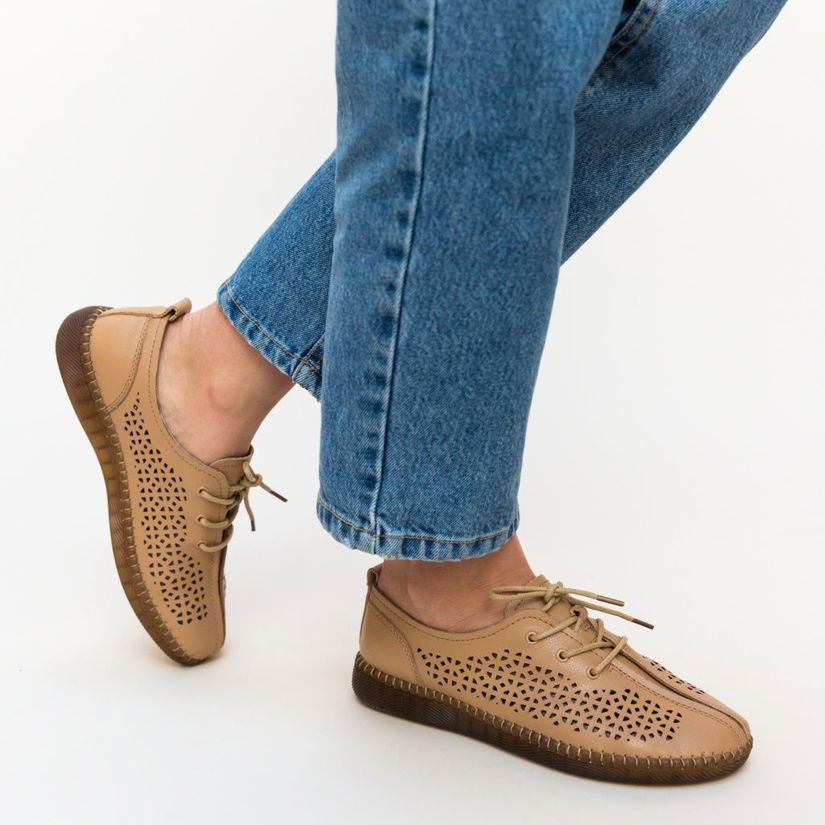 Pantofi Casual Crawler Camel