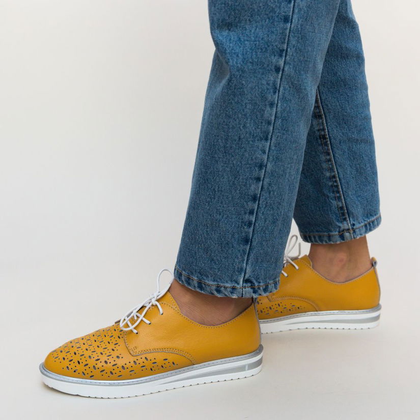 Pantofi Casual Rofrel Galbeni