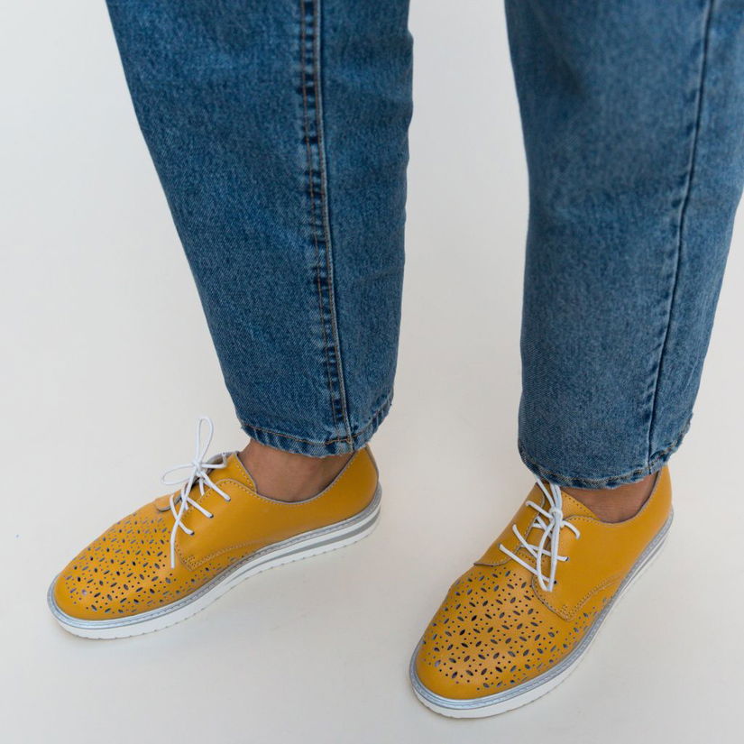 Pantofi Casual Rofrel Galbeni