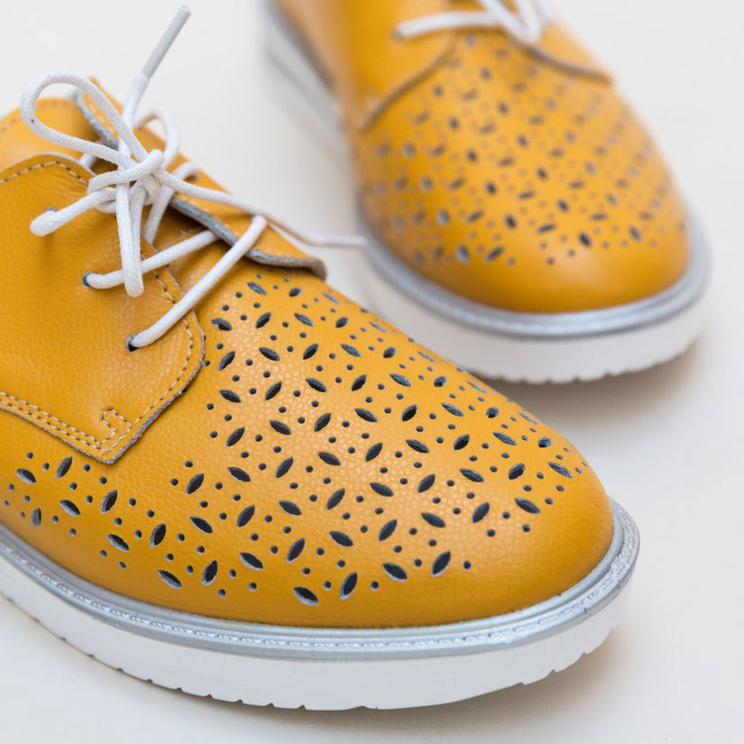 Pantofi Casual Rofrel Galbeni