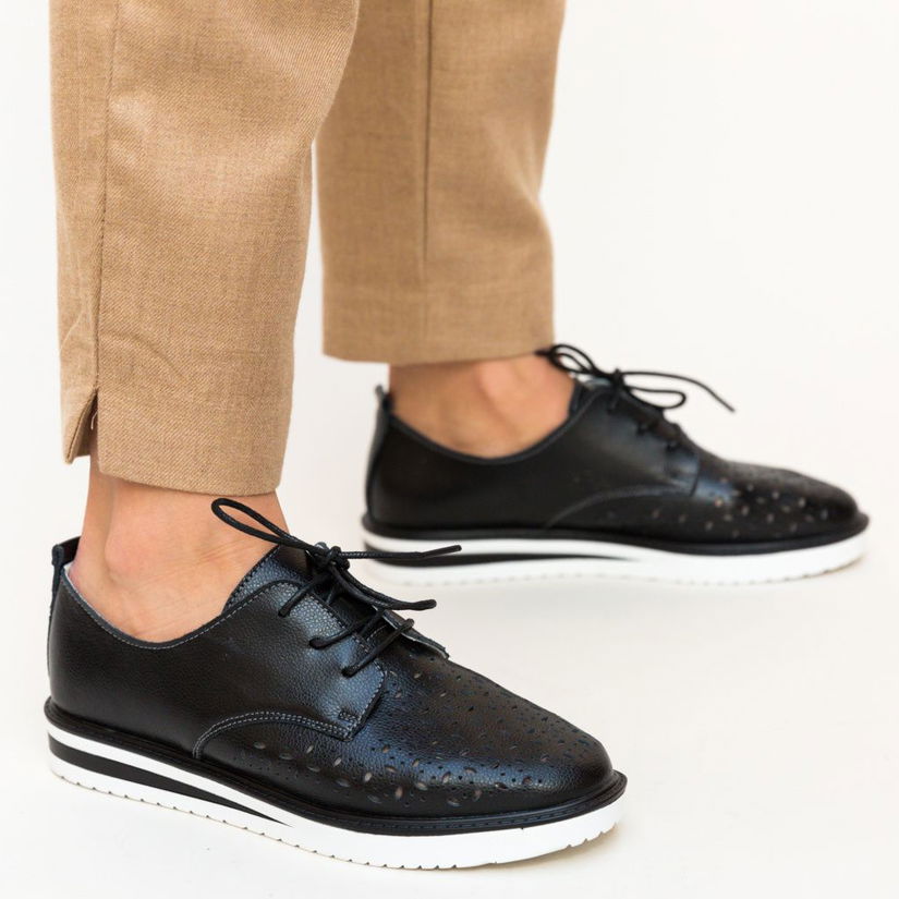 Pantofi Casual Rofrel Negri