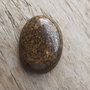 Cabochon bronzit, 40x30 mm