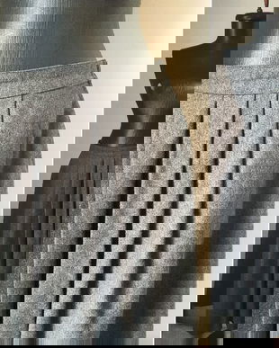 FUSTA AMPLA STOFA LANA GRI