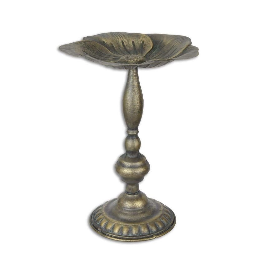 Fantana pentru pasarele din fier forjat bronz antichizat