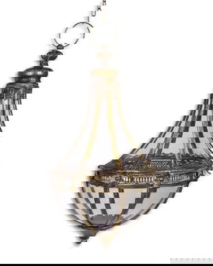 Felinar suspendat din metal antichizat