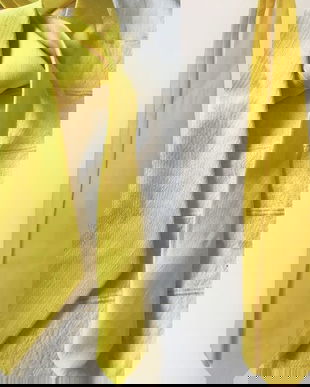 CRAVATA GALBENA MASIVA