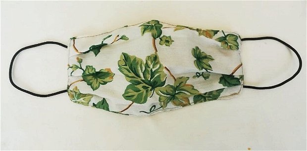 masca textila cu frunze