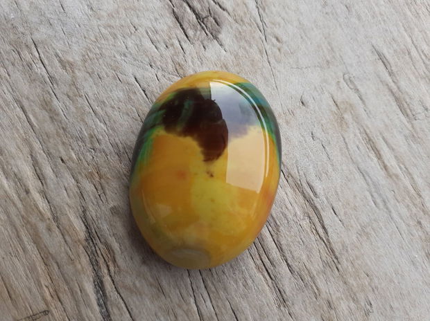 Cabochon agata, aprox 39x29 mm