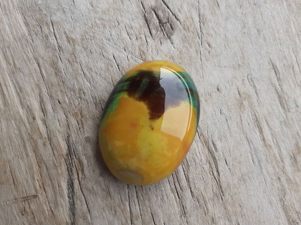 Cabochon agata, aprox 39x29 mm