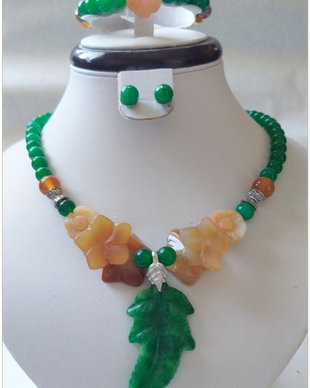SET-AGAT, CALCIT SI JAD VERDE