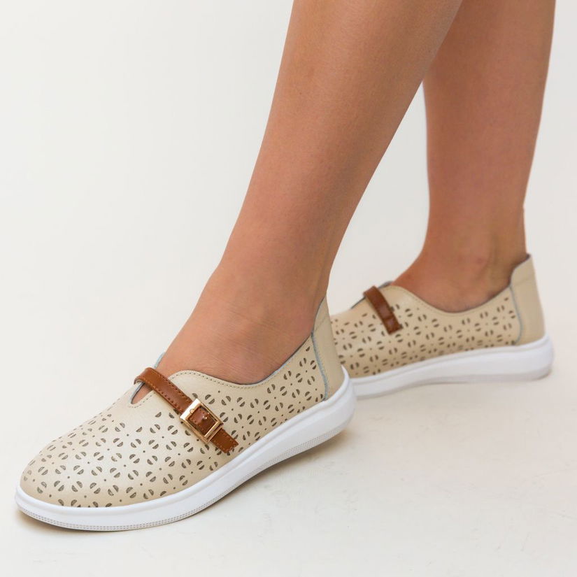 Pantofi Casual Vicez Bej