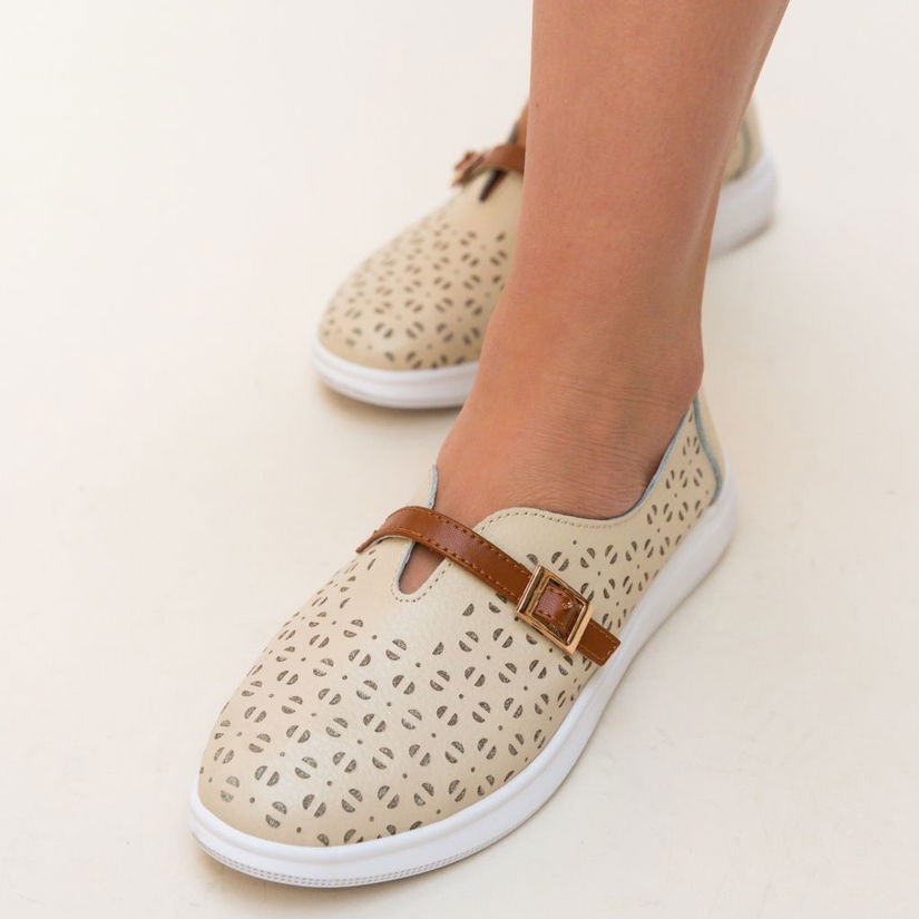 Pantofi Casual Vicez Bej