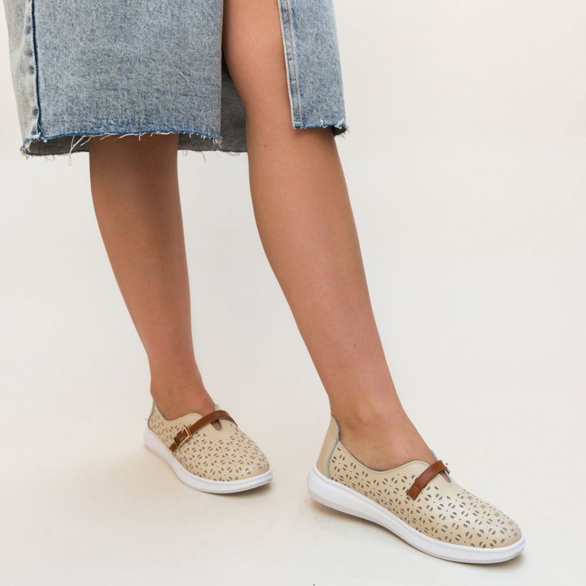 Pantofi Casual Vicez Bej