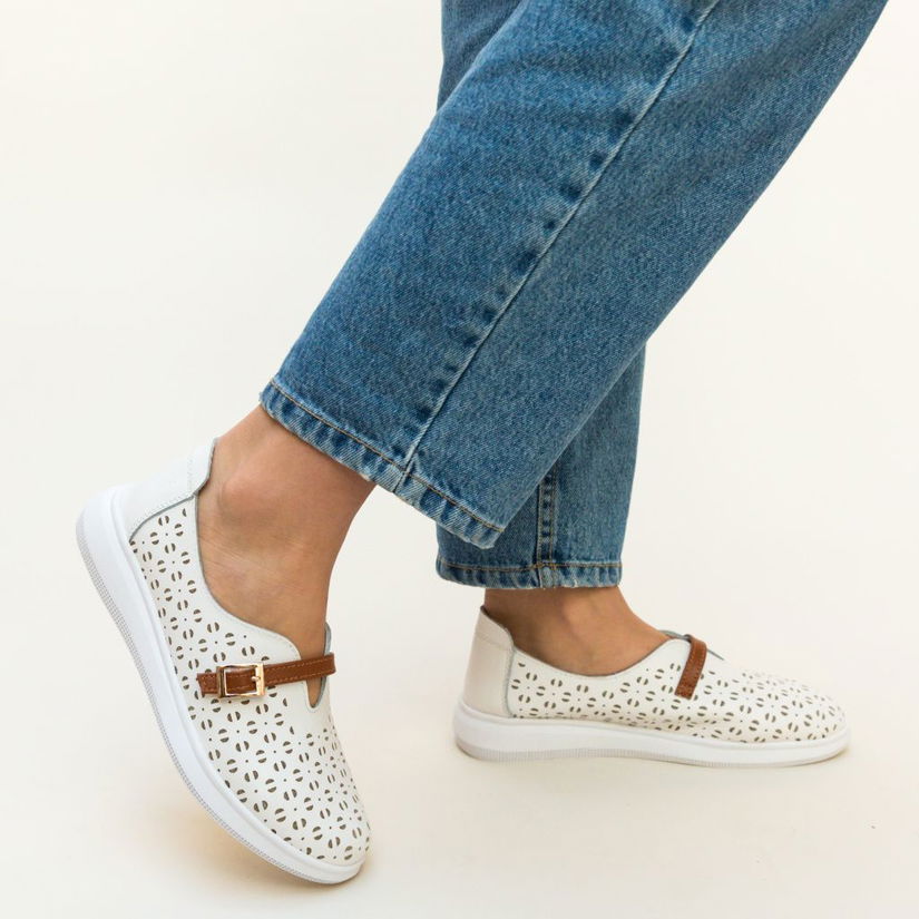 Pantofi Casual Vicez Albi