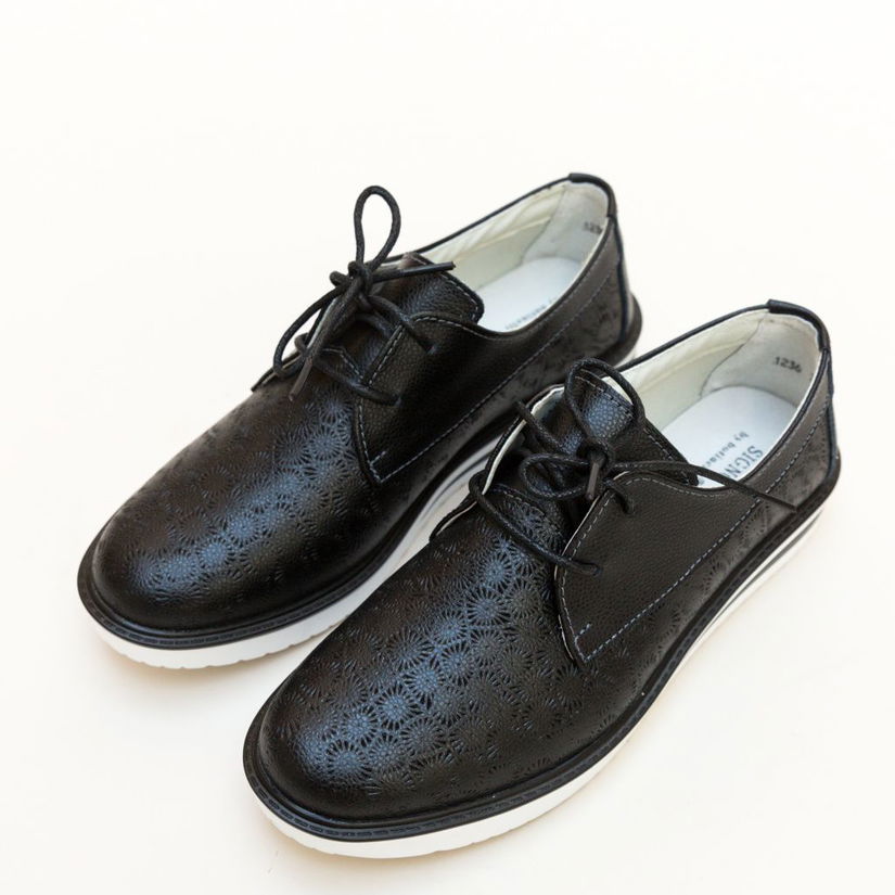 Pantofi Casual Monclen Negri