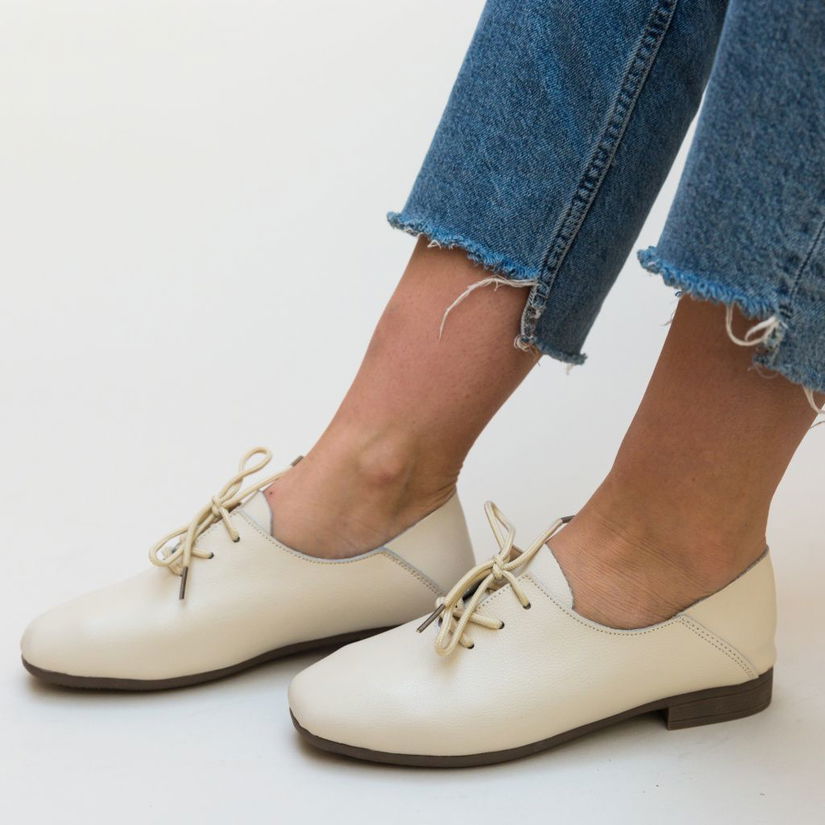 Pantofi Casual Rufita Bej