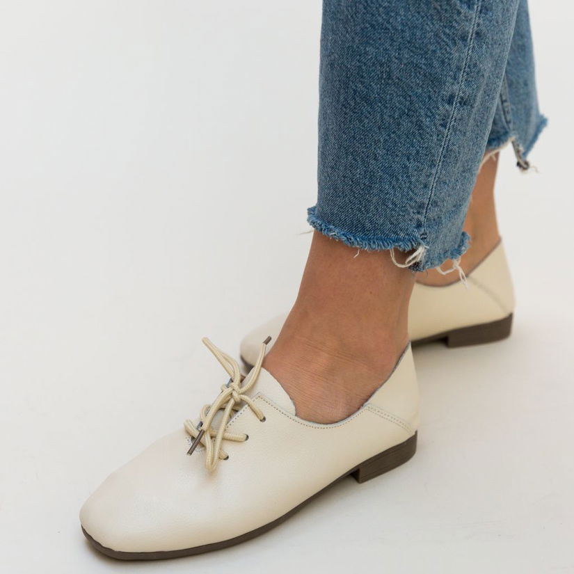 Pantofi Casual Rufita Bej