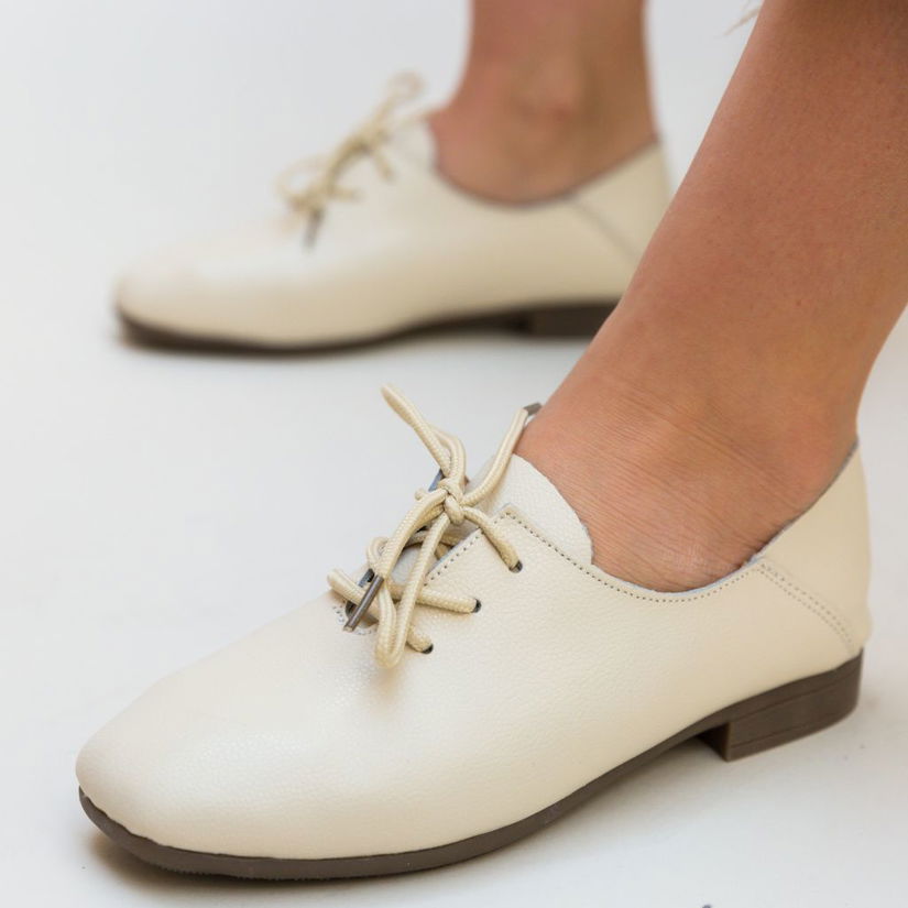 Pantofi Casual Rufita Bej