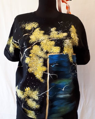 Tricou pictat S/M